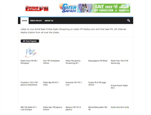 Tablet Screenshot of listenfmradios.com